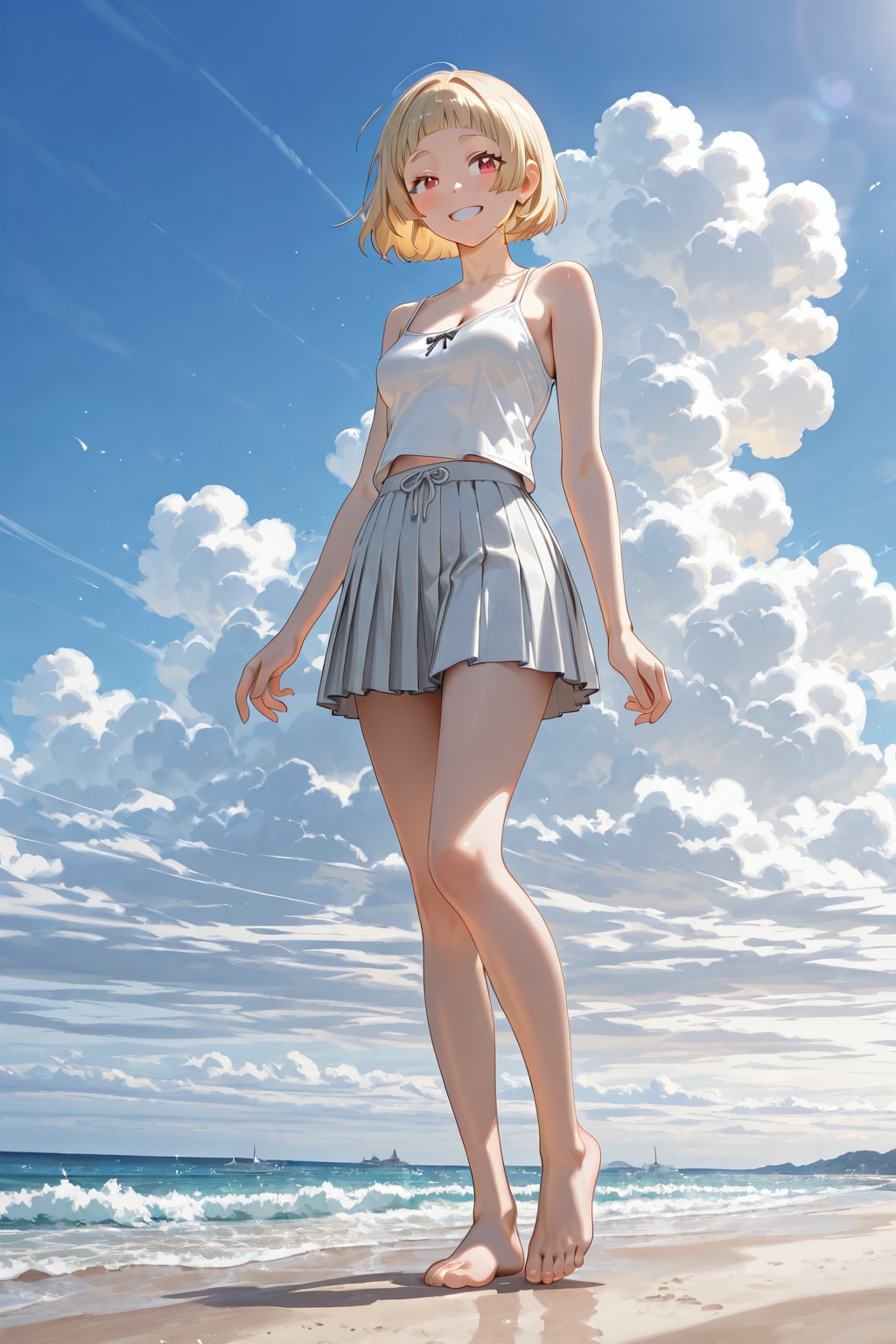 キャミを着た美愛