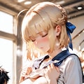 恥じらうセイバーさん 3枚目