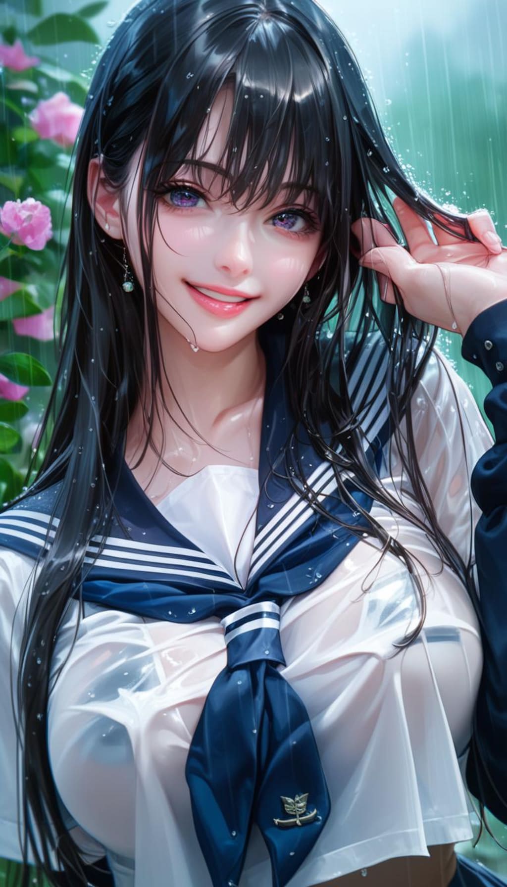 傘忘れちゃった　制服バージョン