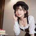 ケーキ屋さんの店員 9枚目