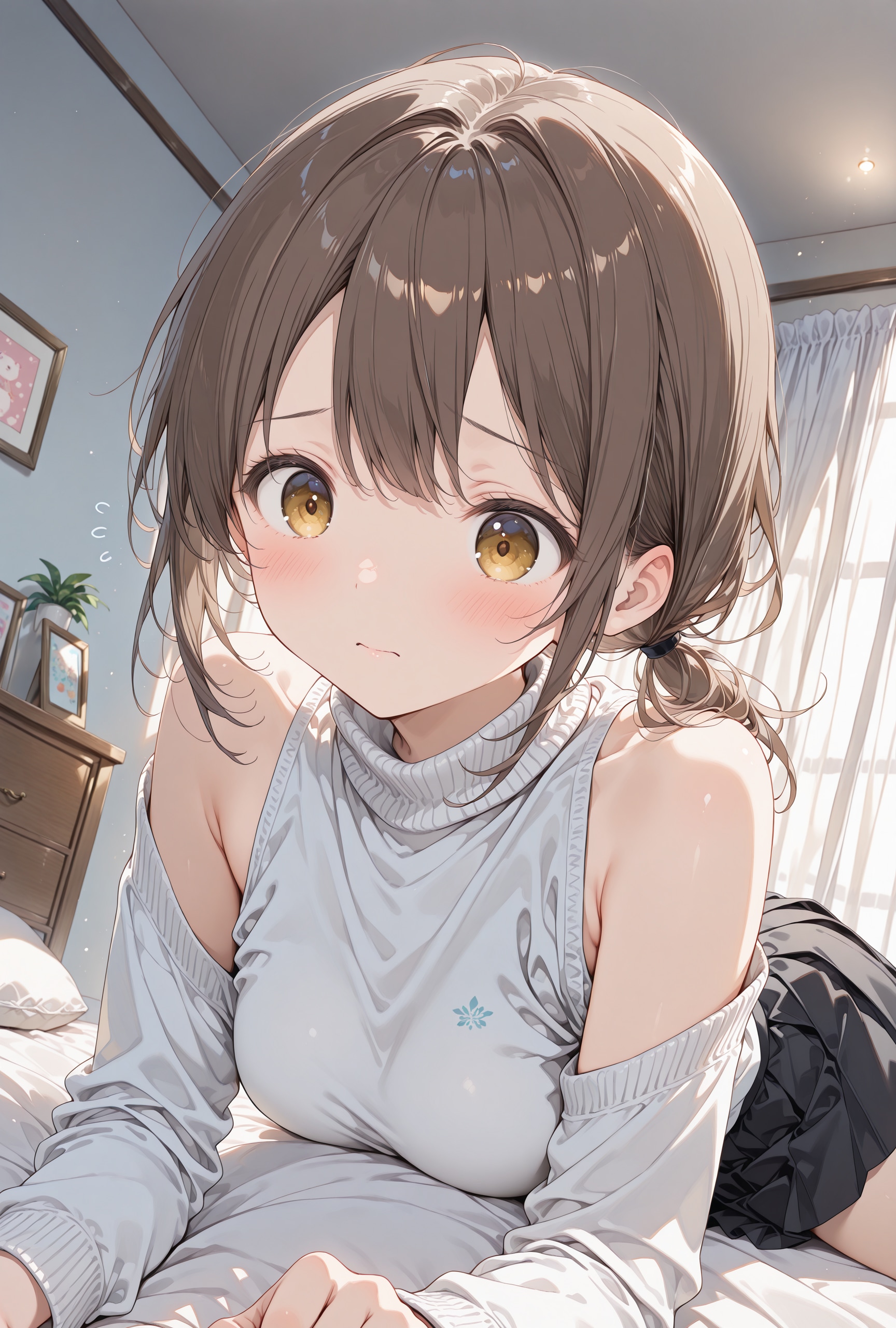 友達と勢いで買っちゃったけど…似合う…のかな | の人気AIイラスト・グラビア