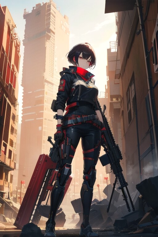 紛争地区にて...