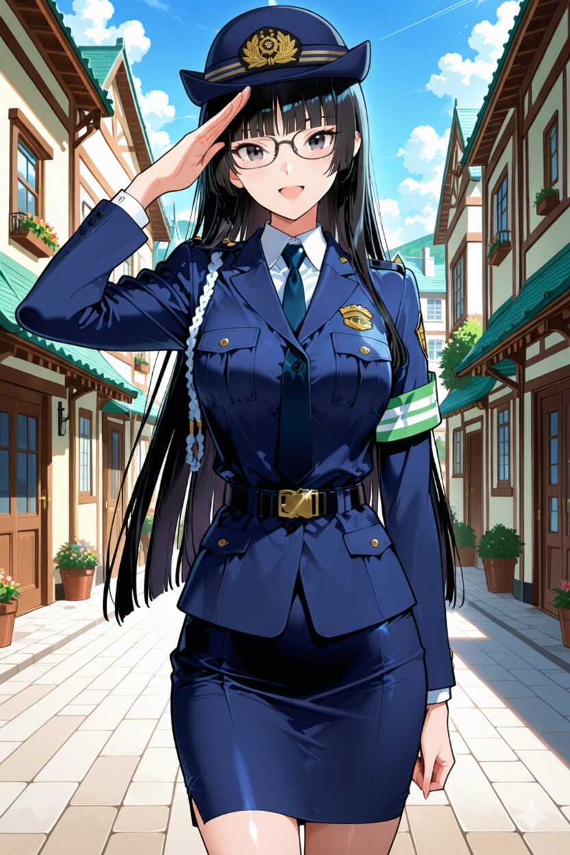 蓼科婦警