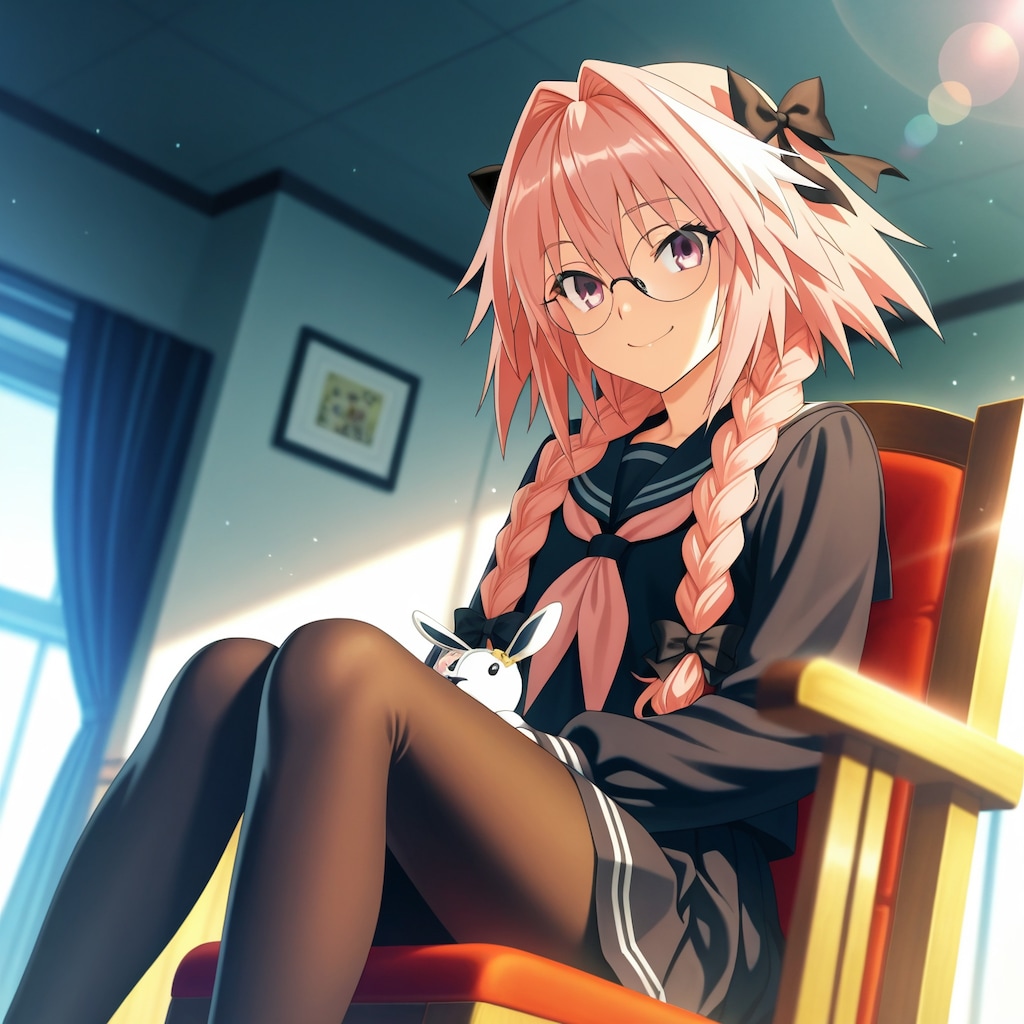 冬服のアストルフォくん