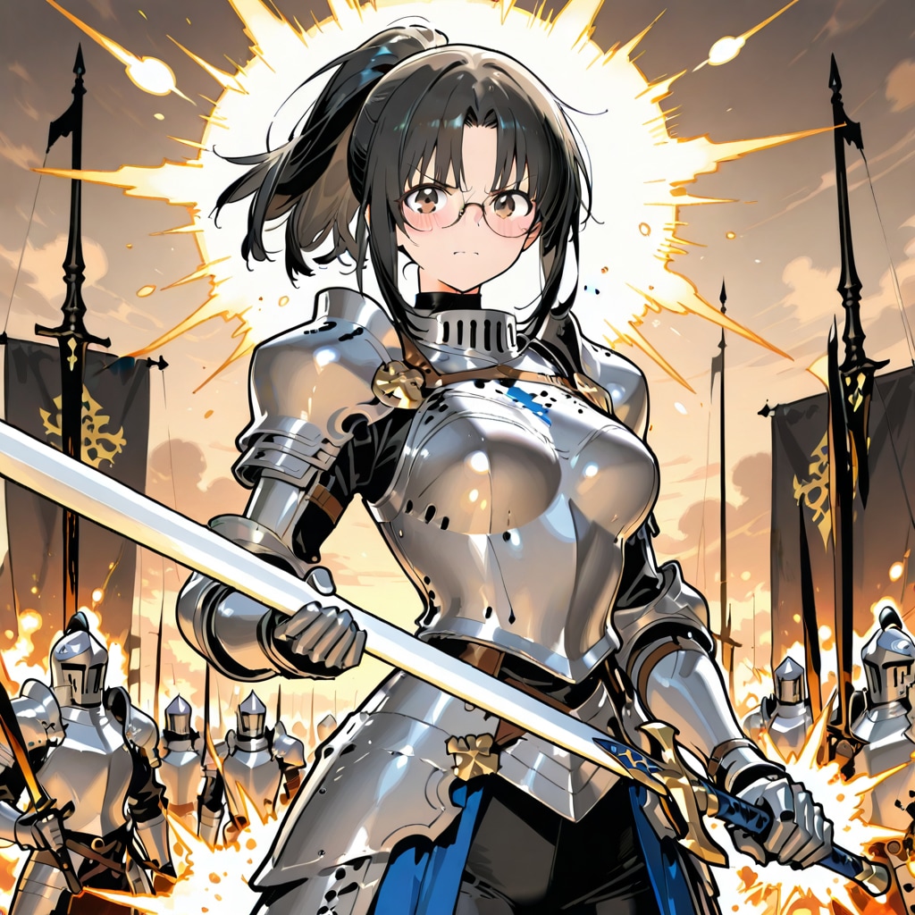 騎士の楓ちゃん