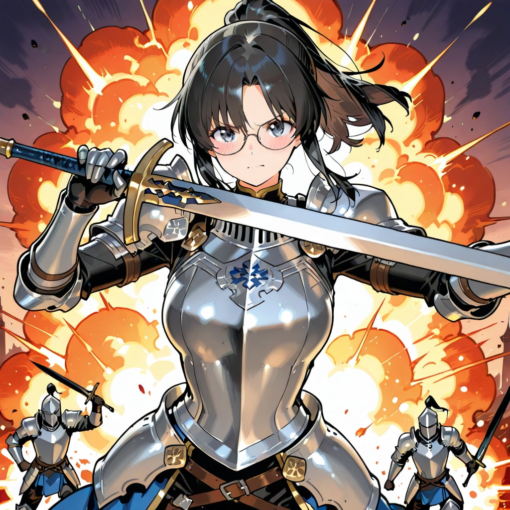 騎士の楓ちゃん