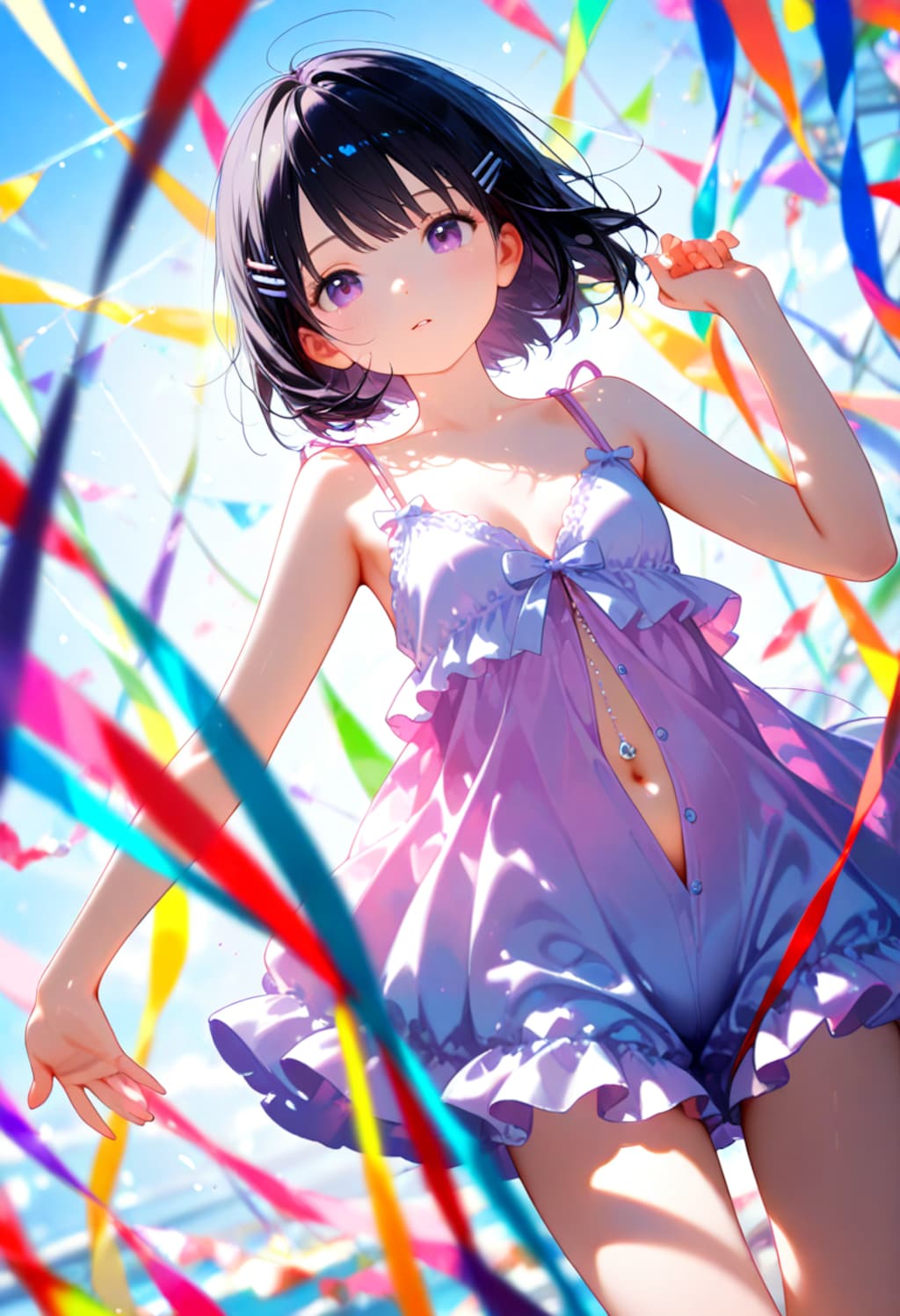 黒髪の美少女(406)