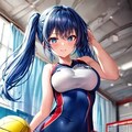 真清のバレーボール 2枚目