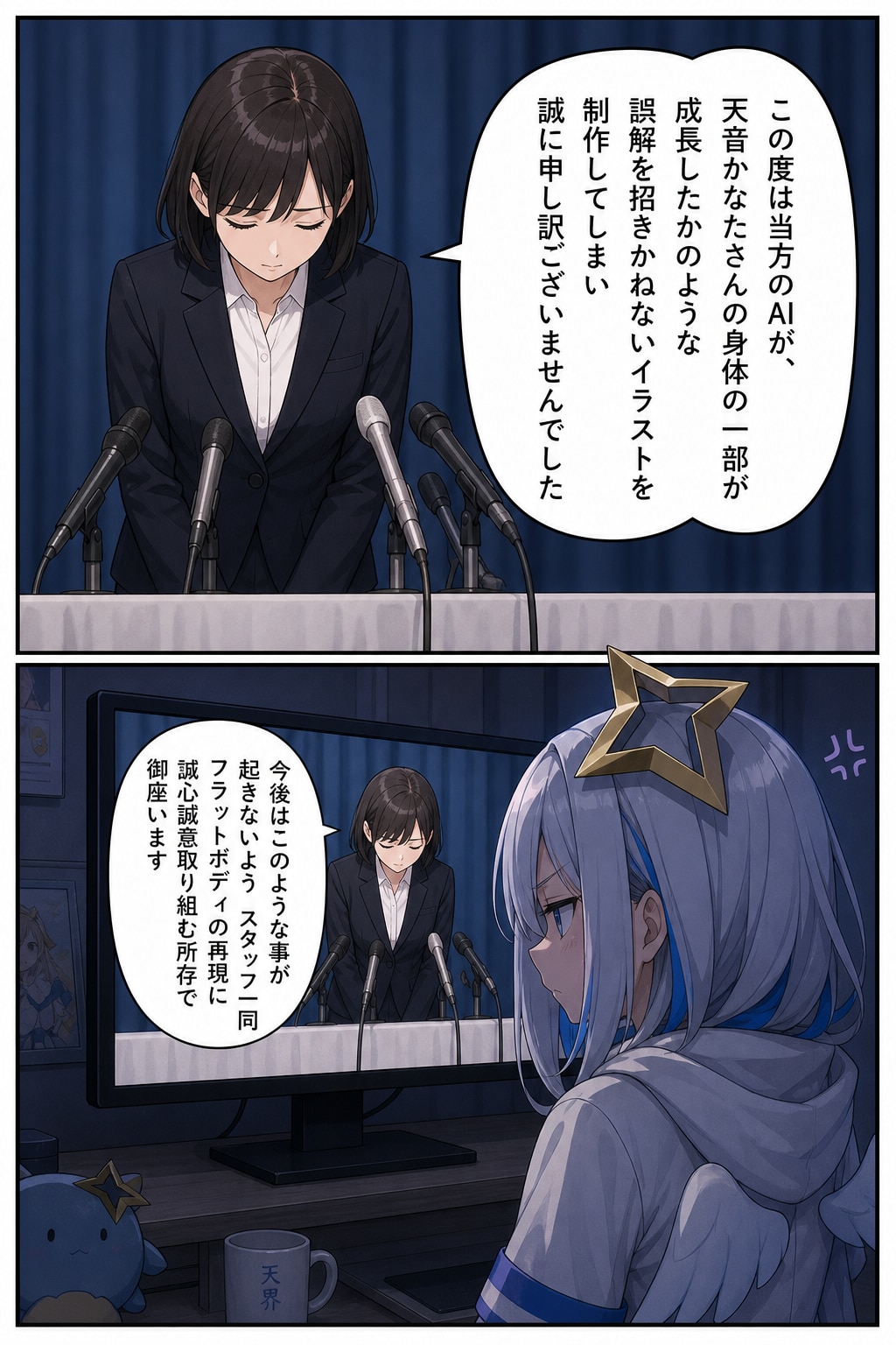 謝罪会見（ネタ）