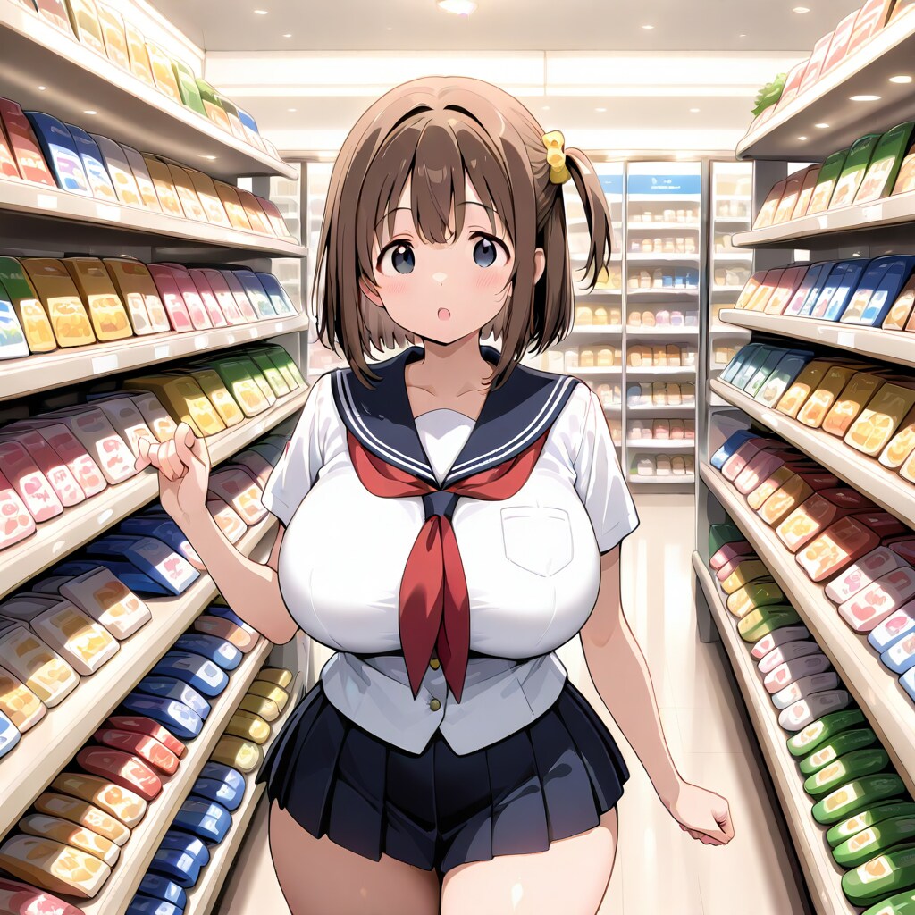 コンビニで会った女子校生