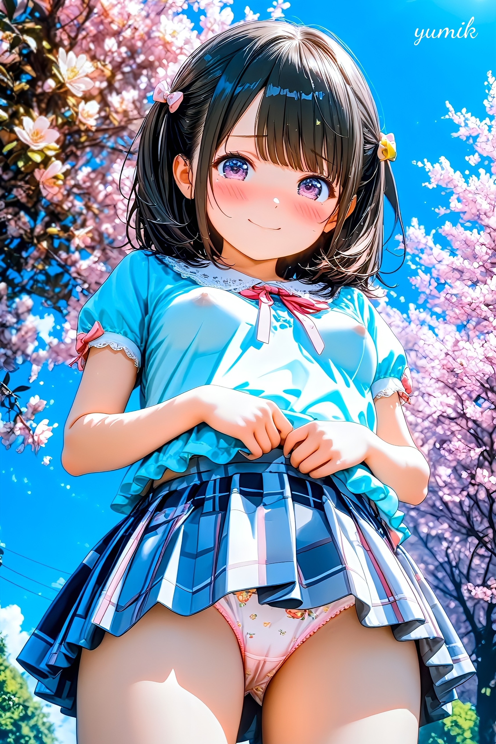 女の子を下から❤️ ３５