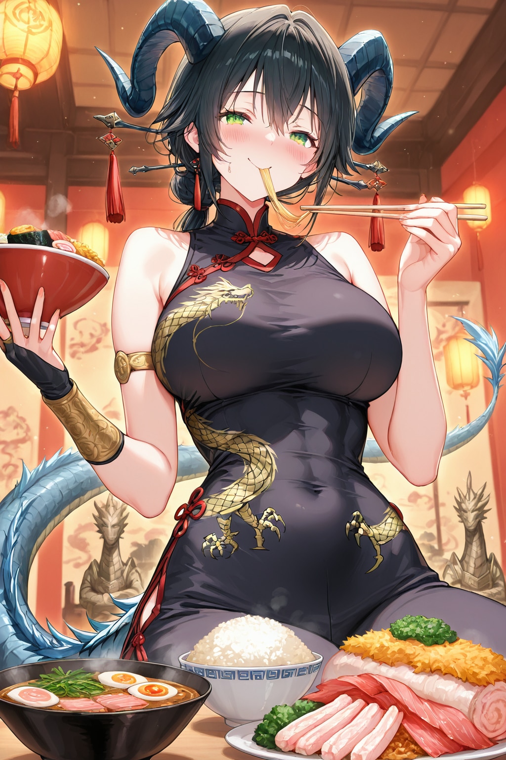 🖤 【今日も腹ペコ】ルミナ筆頭マネージャー：元聖騎士「ファム」 | の人気AIイラスト・グラビア