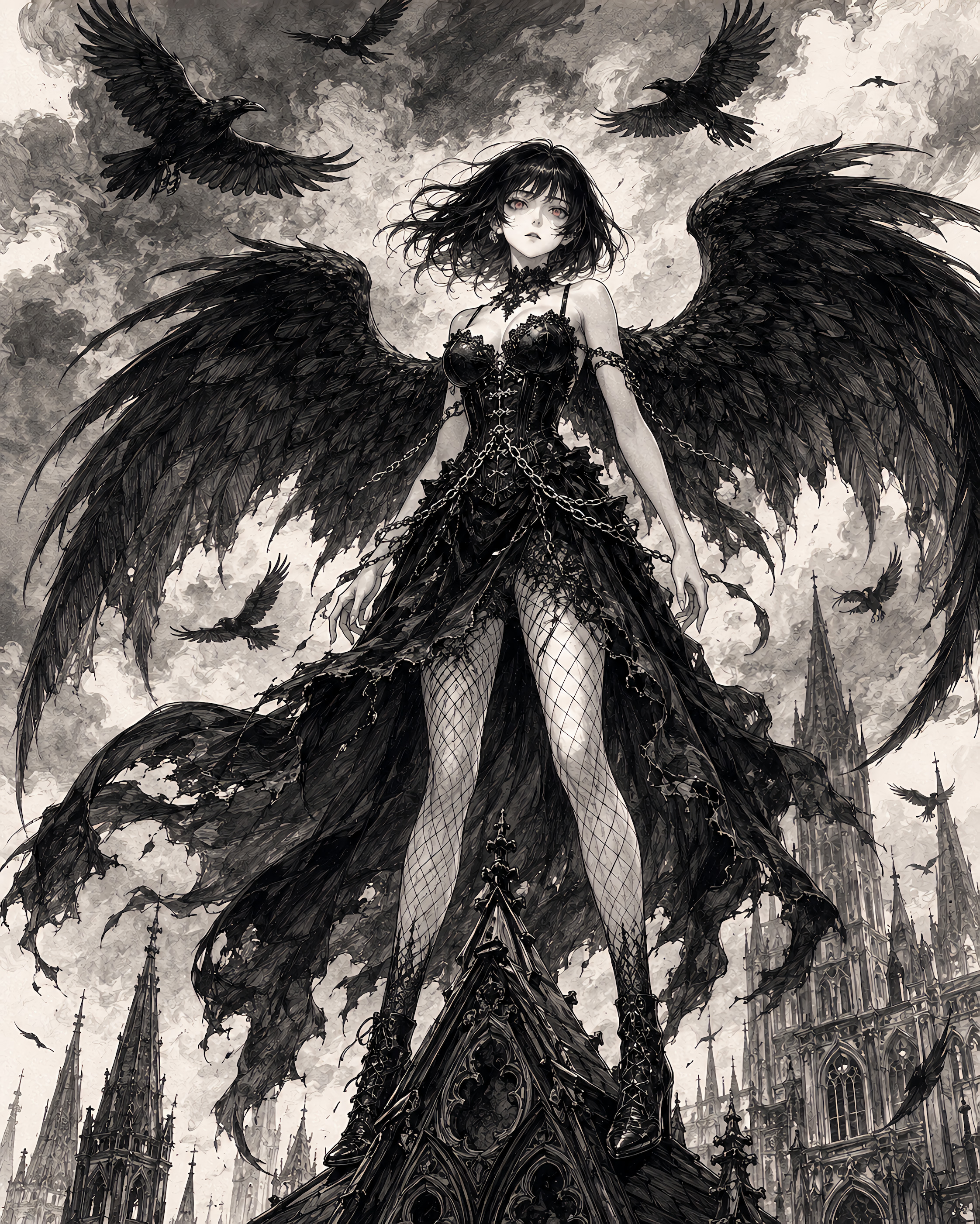 黒いカラス