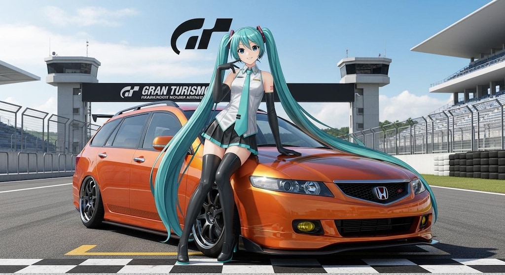 初音ミクとアコードツアラー