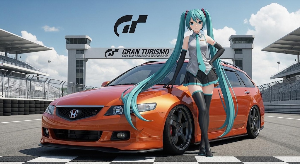 初音ミクとアコードツアラー