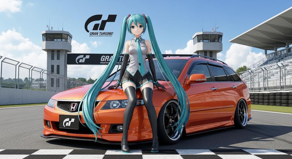 初音ミクとアコードツアラー