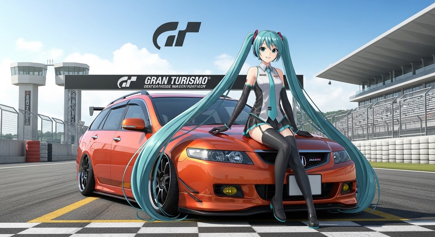 初音ミクとアコードツアラー | の人気AIイラスト・グラビア
