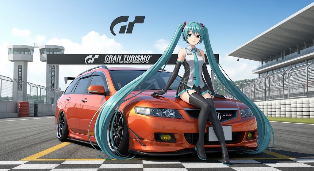 初音ミクとアコードツアラー