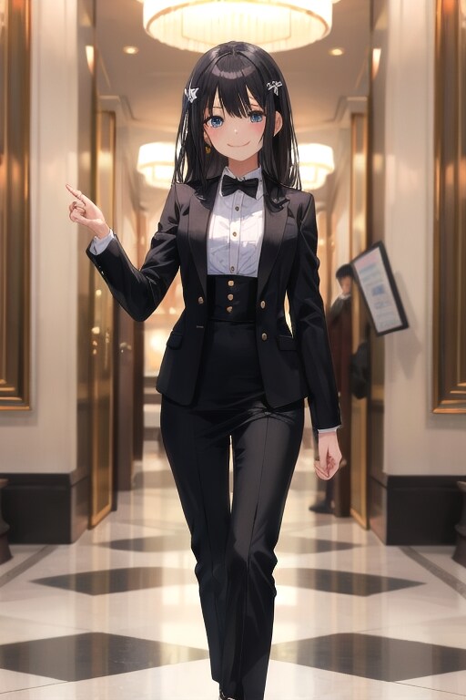 タキシード美少女エリカ　ホテル勤務