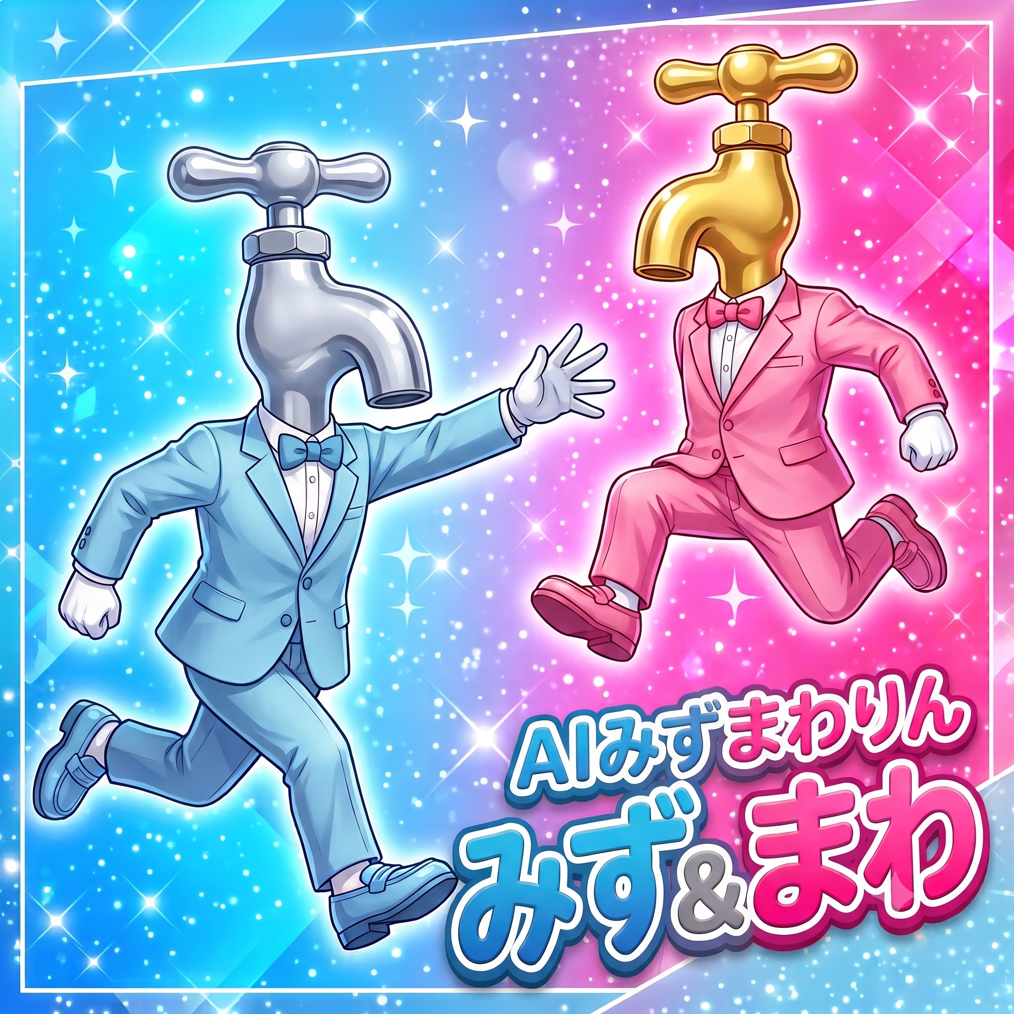 キャラ番外編：作者の分身である蛇口の「みず&まわ」を徹底解説！？