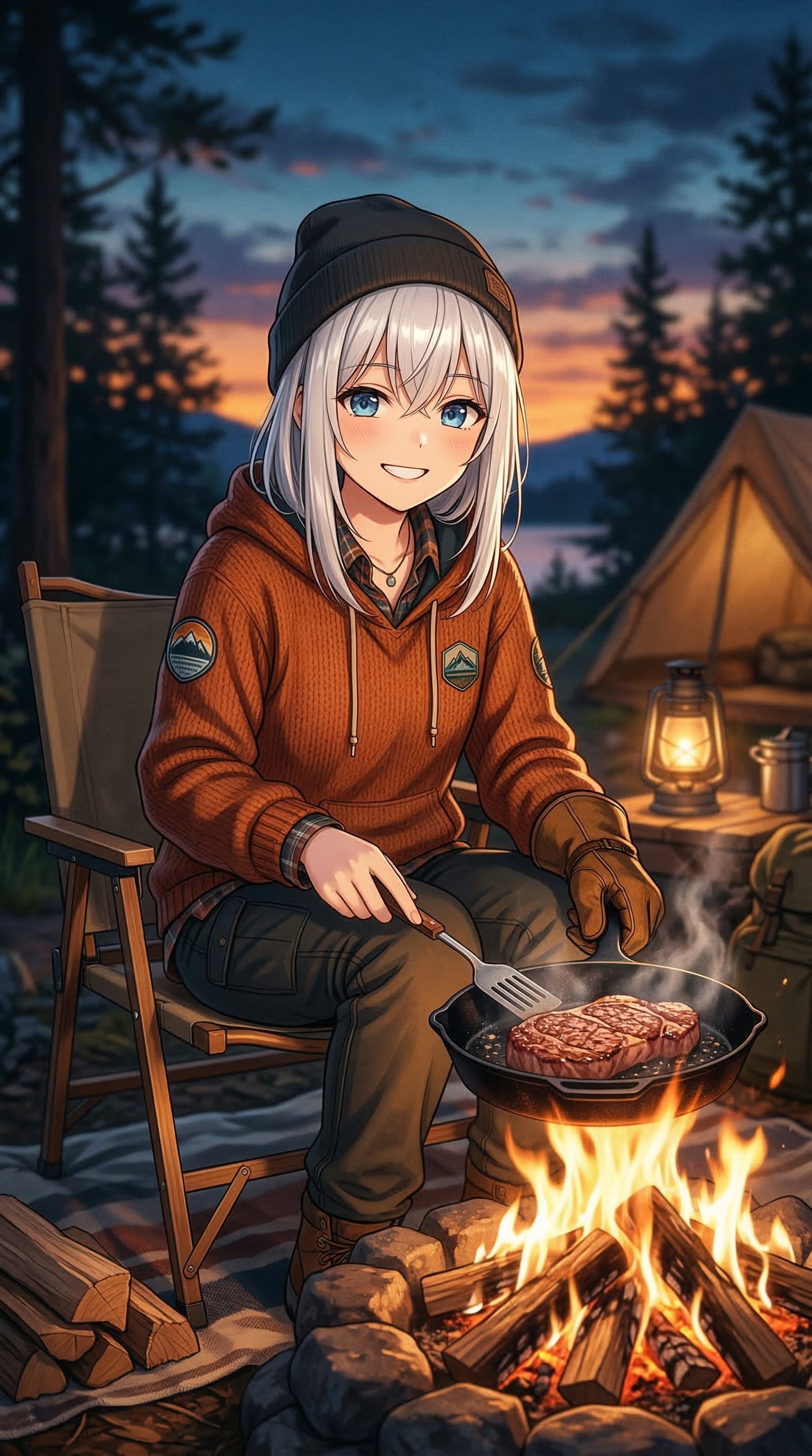 キャンプ飯 | の人気AIイラスト・グラビア