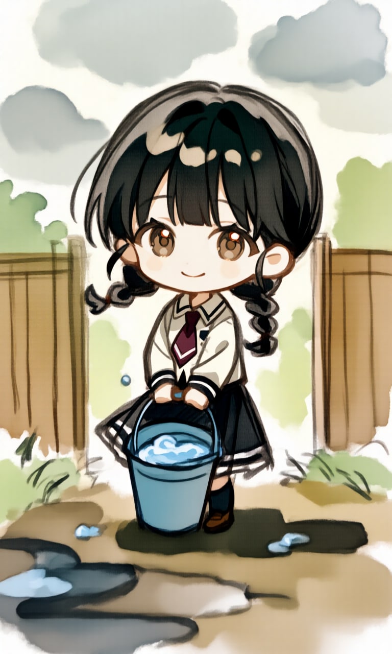 雨漏りの水捨てなきゃ | の人気AIイラスト・グラビア