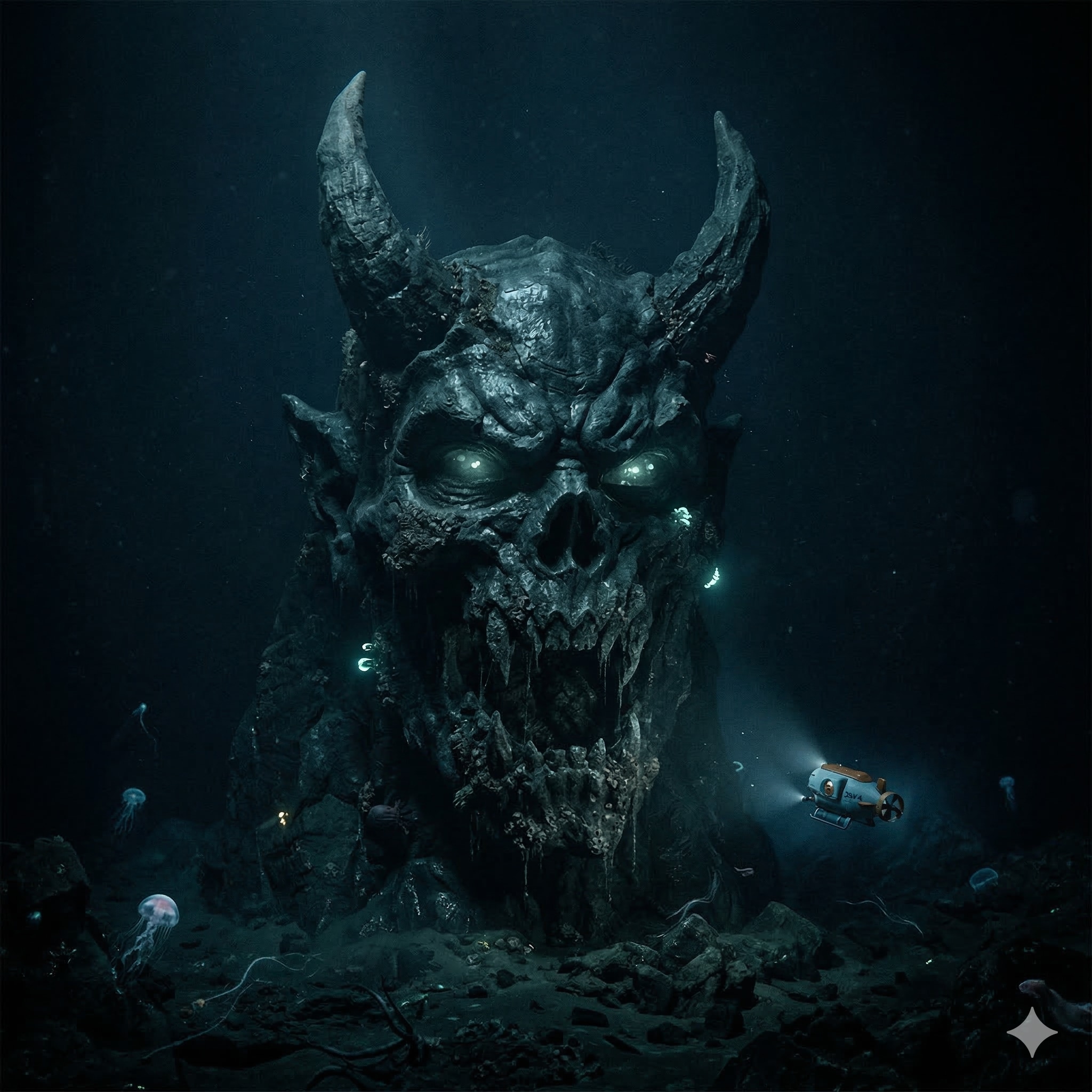 海底鬼岩城 | の人気AIイラスト・グラビア