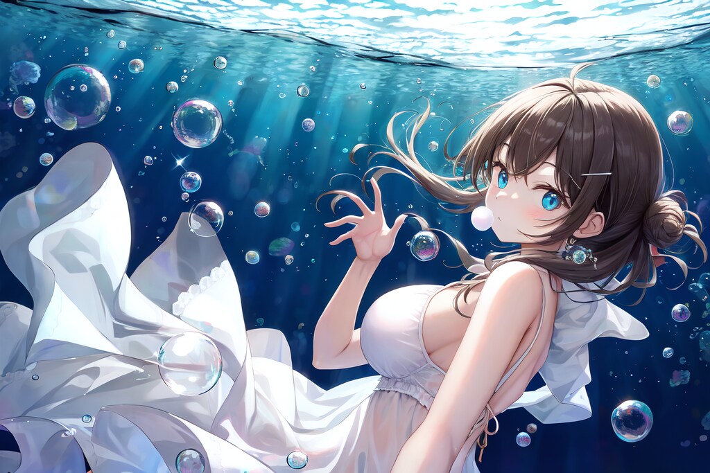水中少女(Bubble)