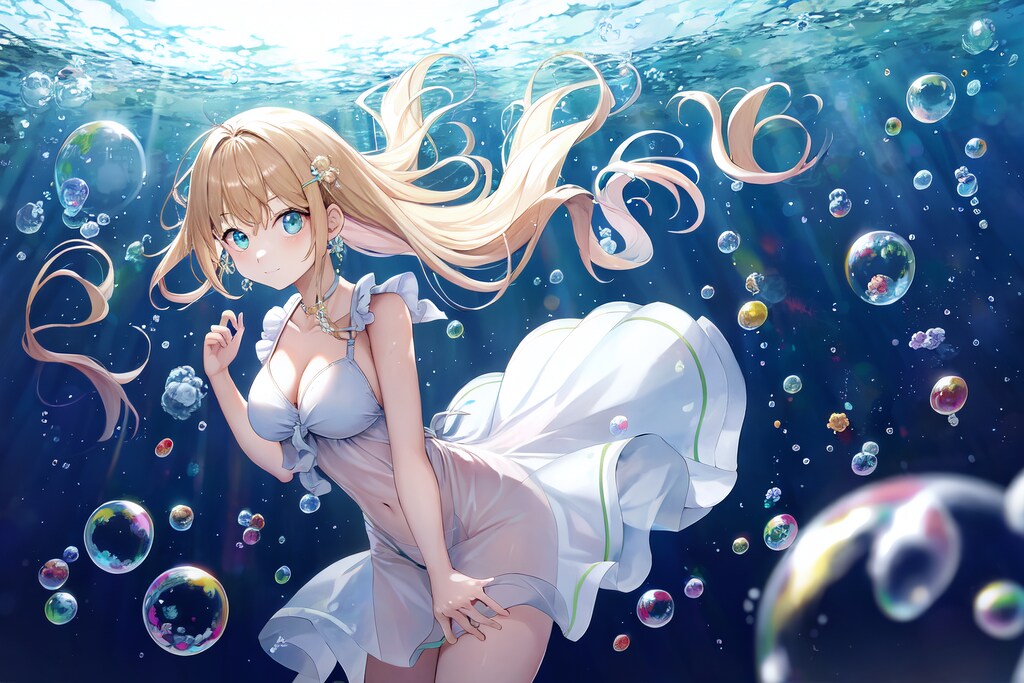 水中少女(Bubble)