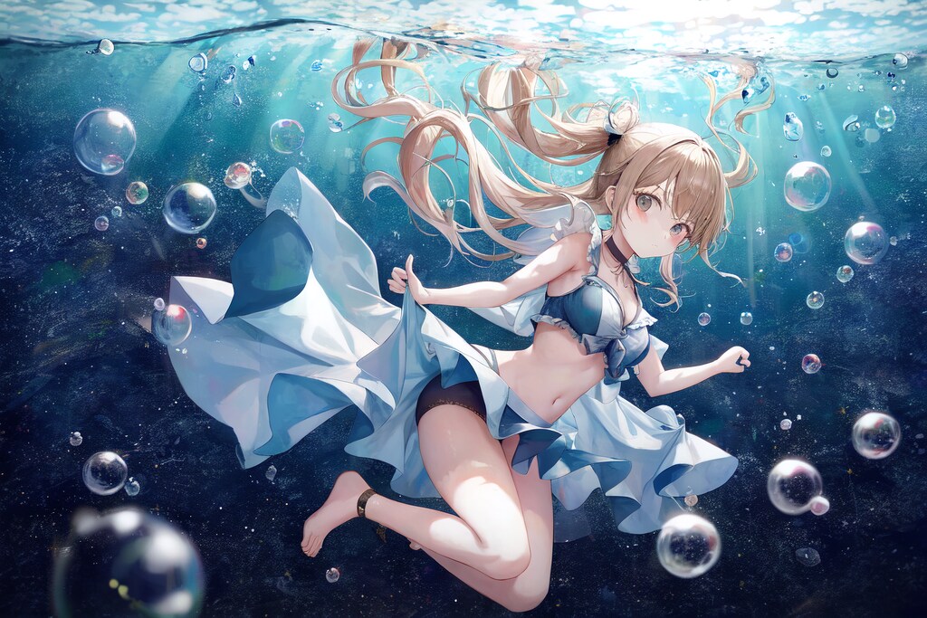 水中少女(Bubble)