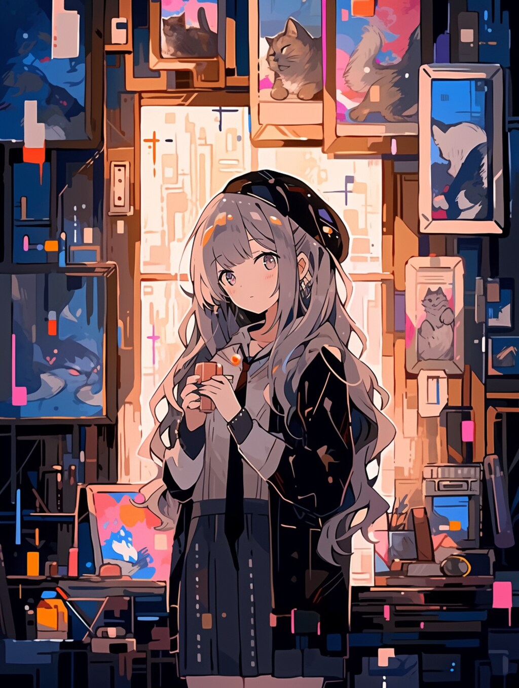 アート作家の部屋