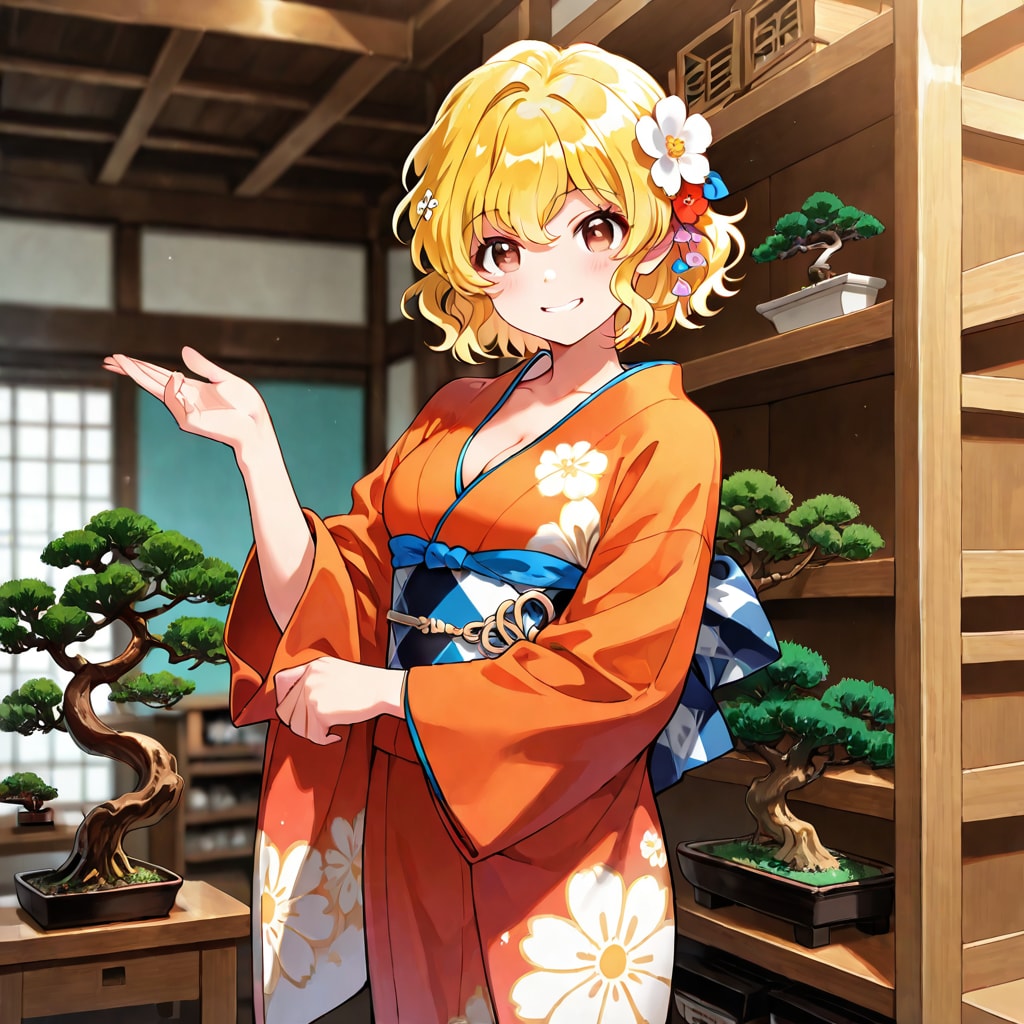 盆栽屋の看板娘 | の人気AIイラスト・グラビア