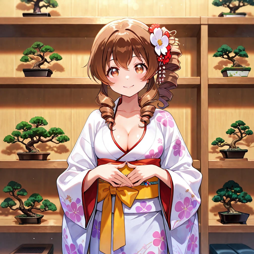 盆栽屋の看板娘