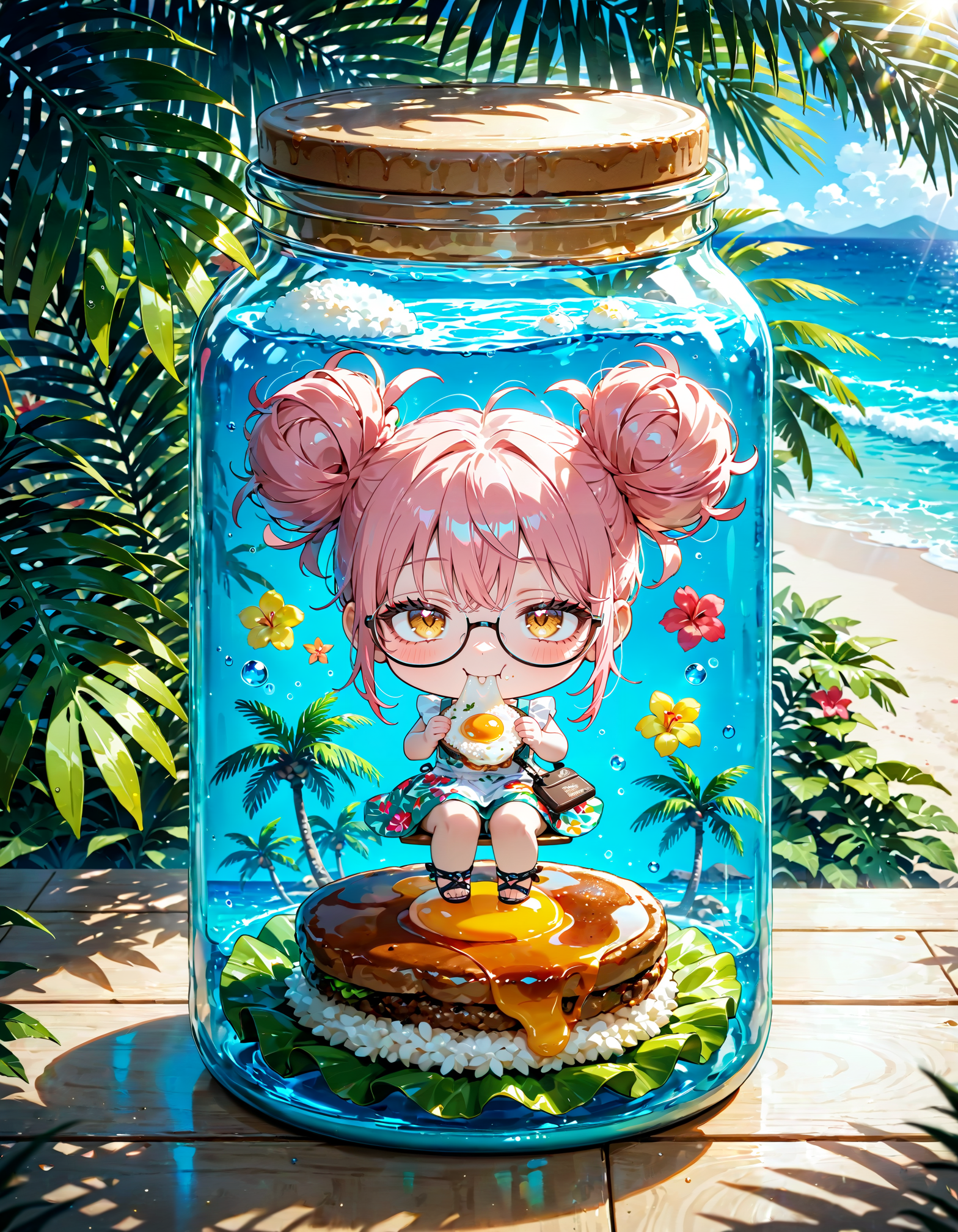 今日は何の日？　ロコモコ開きの日 | の人気AIイラスト・グラビア