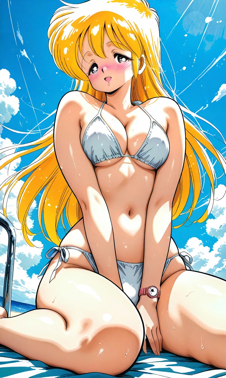 白いビキニ