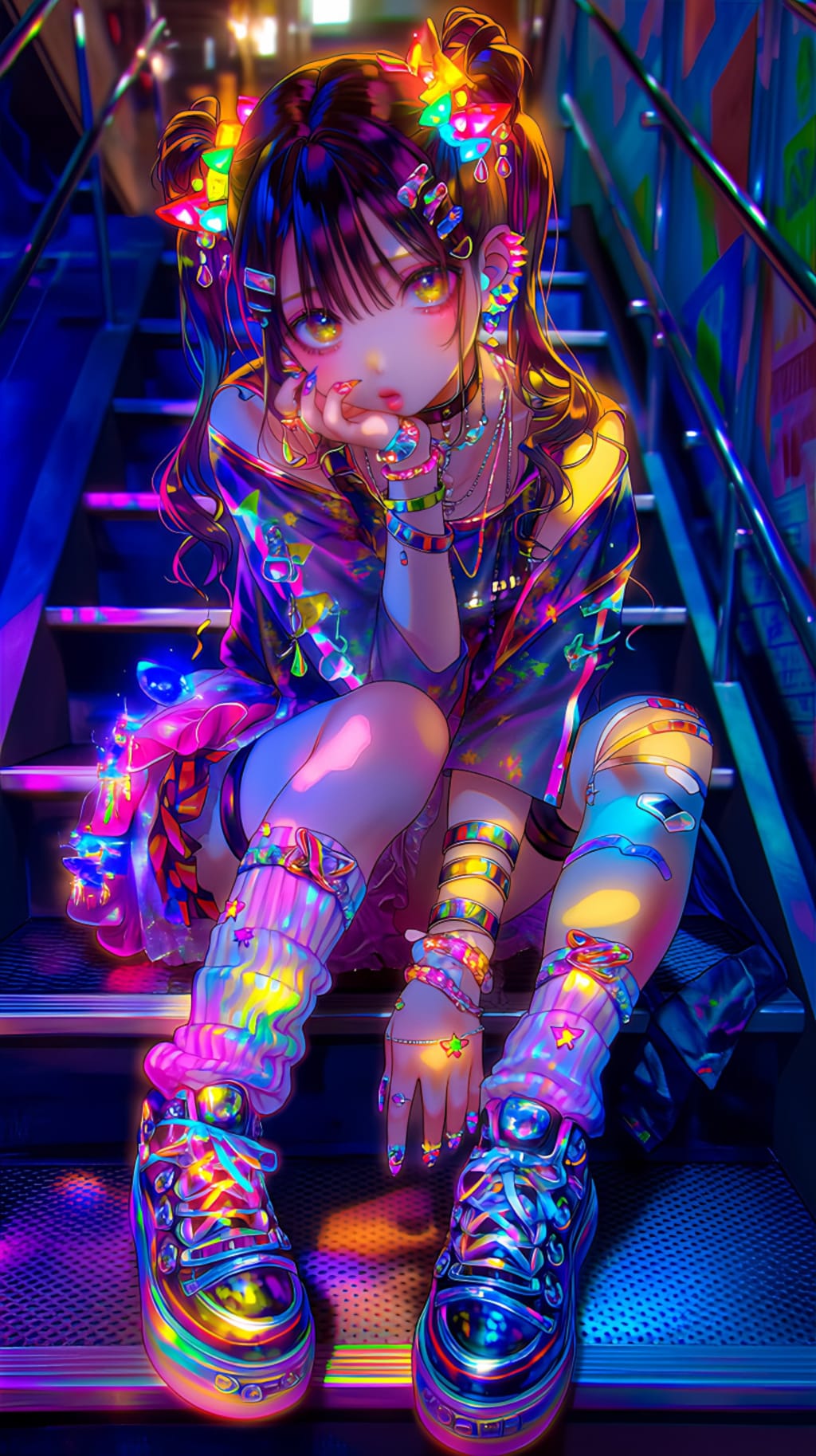 階段の秘密の休息