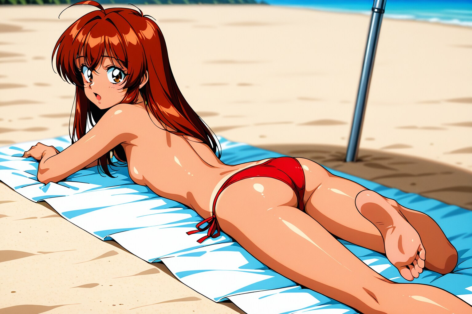 クソ寒いので夏のビーチを妄想