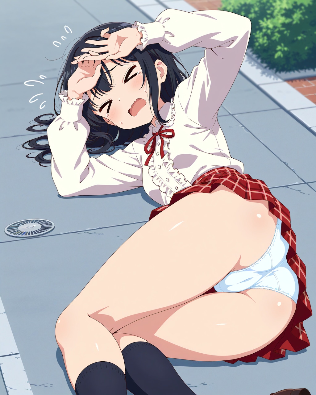 心配する場面で…
