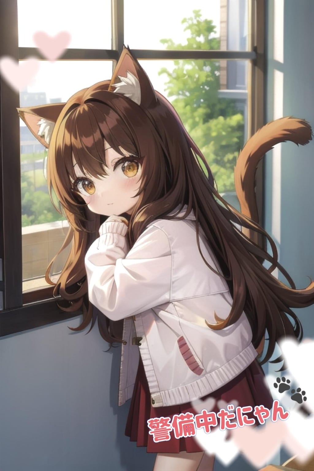 ちびなごにゃん🐈💐💛(何回やってもしっぽいっぱい生えた😿)