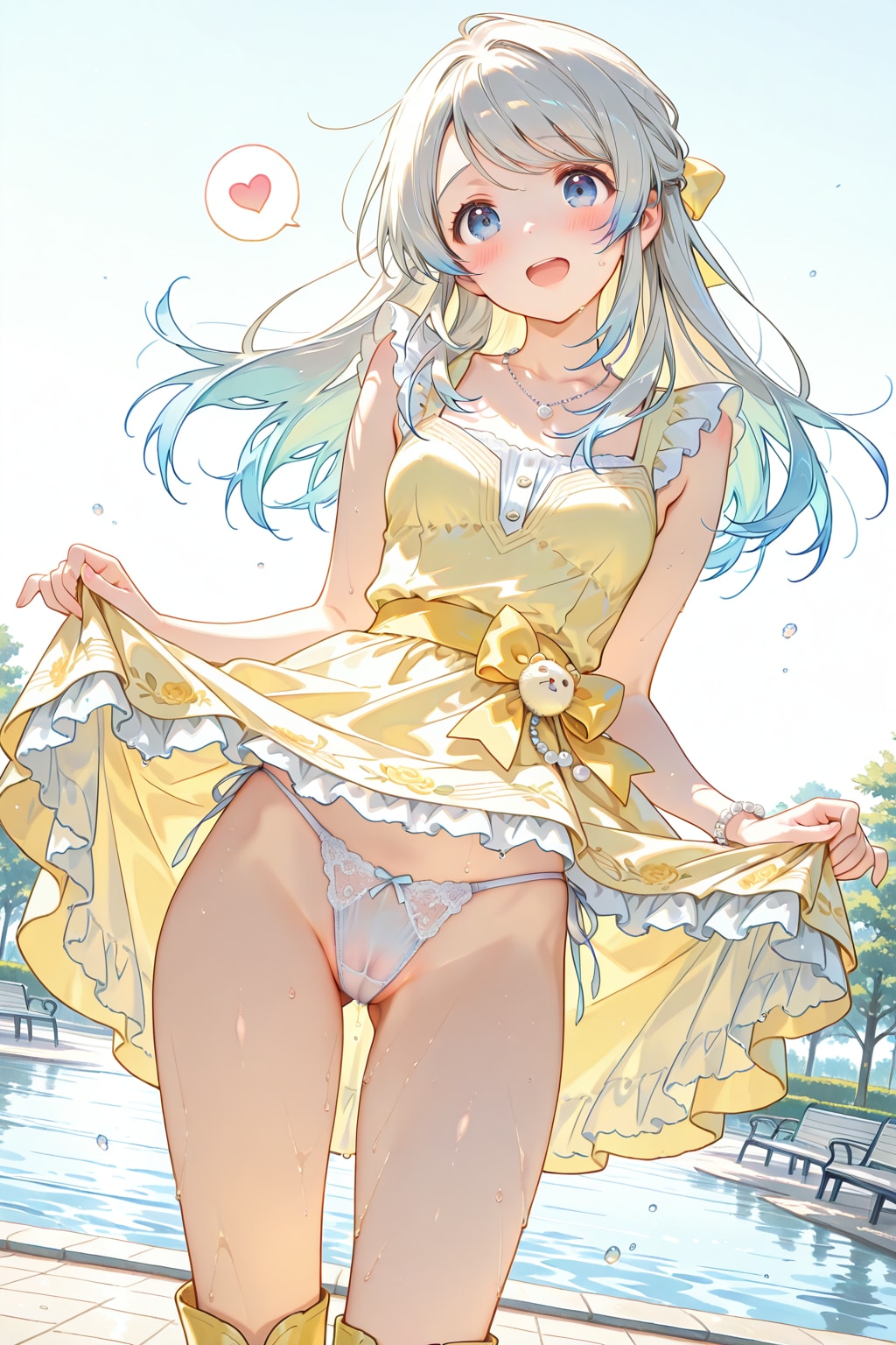 黄色ドレス🟡４⛵️竹内さとみ22才