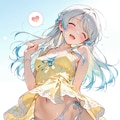 黄色ドレス🟡４⛵️竹内さとみ22才 6枚目