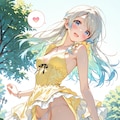 黄色ドレス🟡４⛵️竹内さとみ22才 3枚目