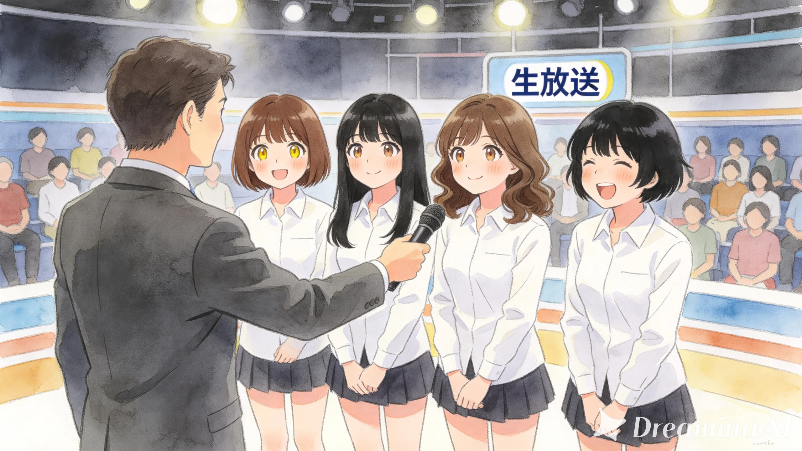 このあとスタジオ生着替え