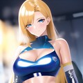 金髪ロング青エナメルレースクイーンちゃん NovelAI試作 4枚目