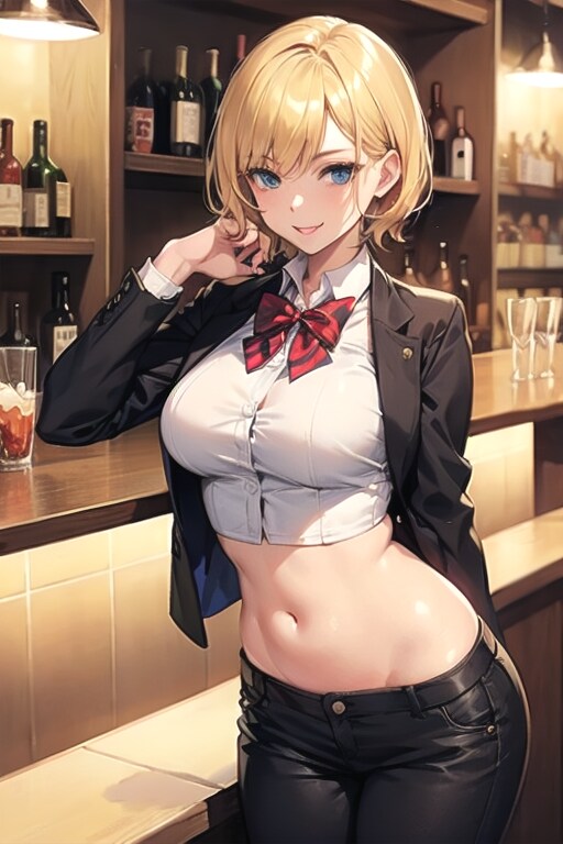 バーでバレンタイン