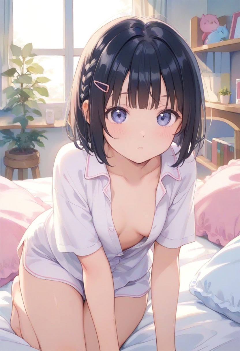 少女の部屋(水彩タッチ)(R-15)(15)