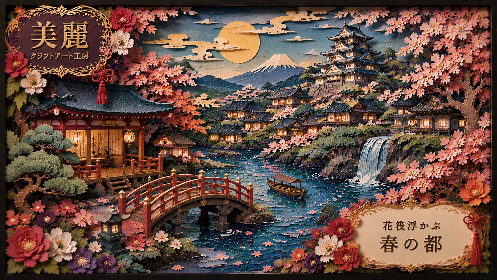 Exquisite Paper Craft / 美麗紙工芸 #patreon #ChatGPT #customGPT #GPTs  #AIillustration #美麗 #紙工芸 #beautifu | の人気AIイラスト・グラビア