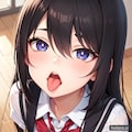舌出し少女 2枚目