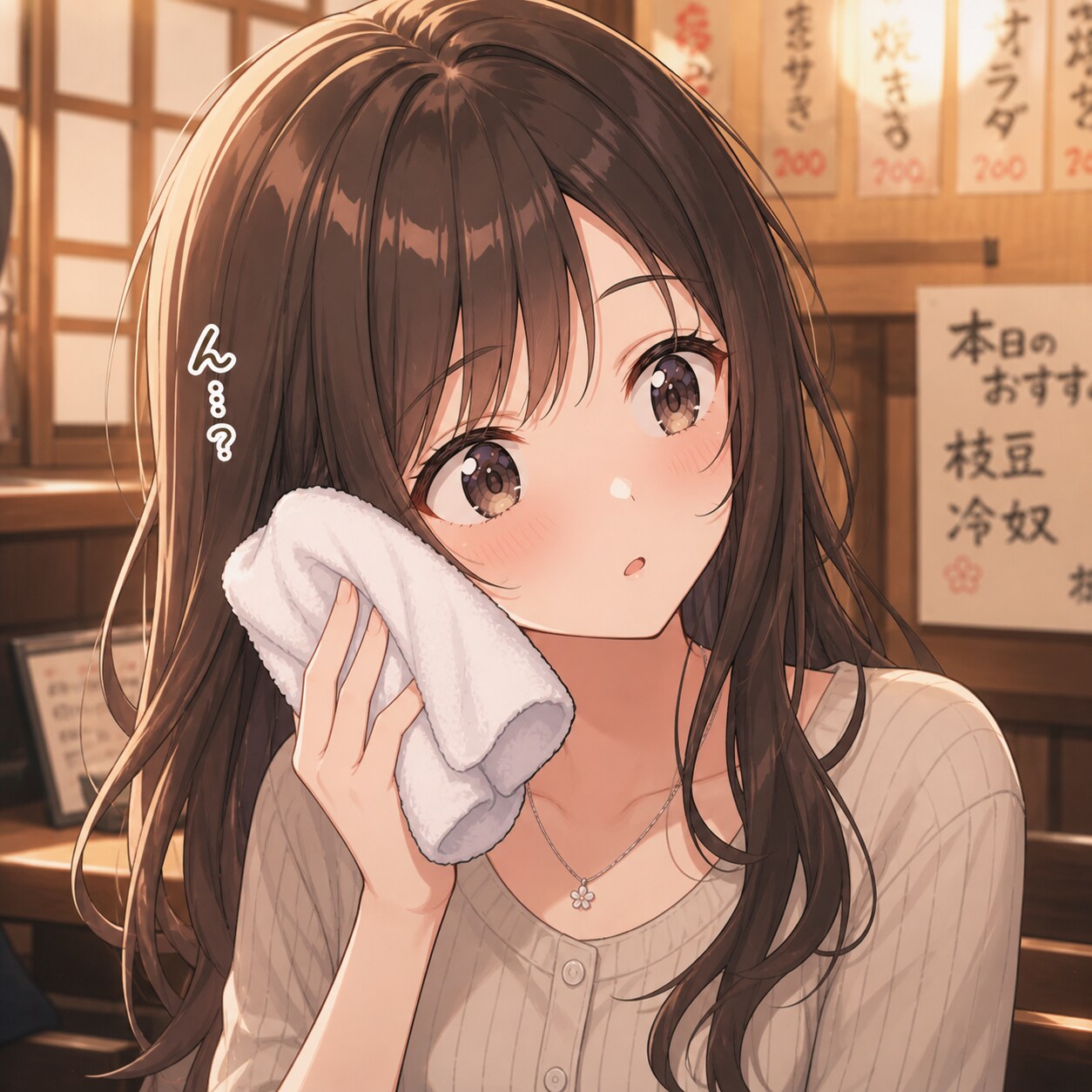 このおしぼり…？ | の人気AIイラスト・グラビア