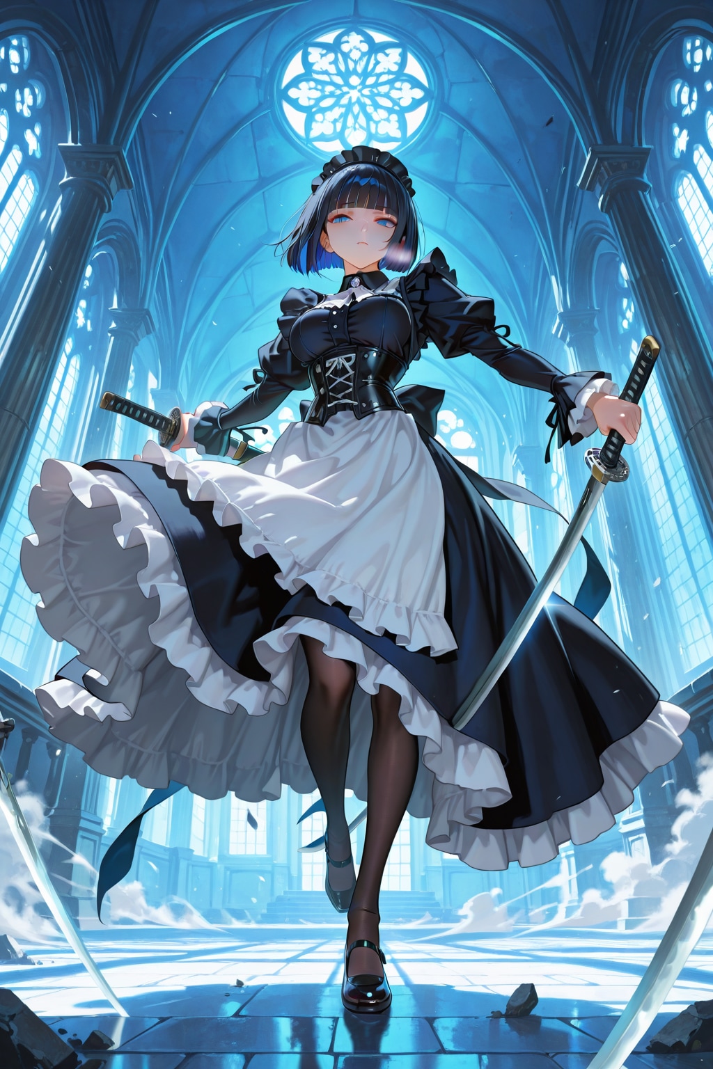 黒髪栞 — 蒼光の剣誓